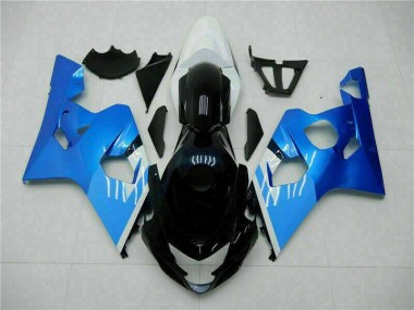 2004-2005 Bleu Noir GSXR 600/750 Carénage Moto