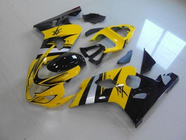 2004-2005 Jaune Noir GSXR 750 Carénage Moto