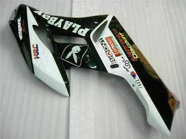 2004-2005 Noir Blanc CBR1000RR Carénages Moto