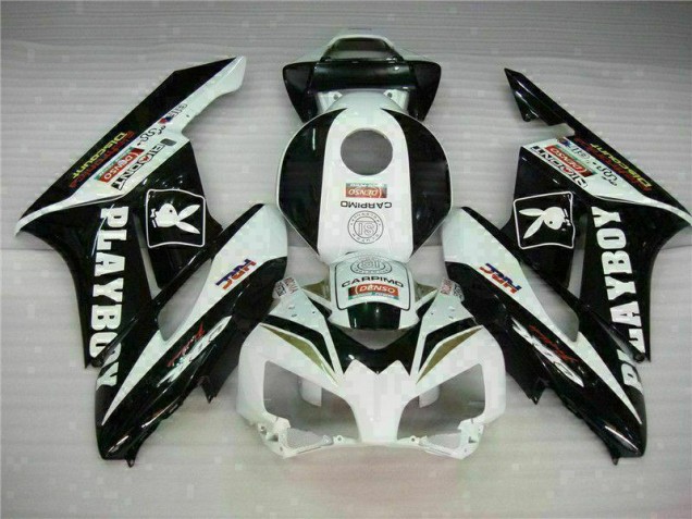2004-2005 Noir Blanc CBR1000RR Carénages Moto