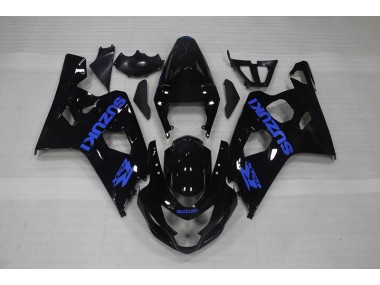2004-2005 Noir Bleu Décalque GSXR 750 Carénage Moto