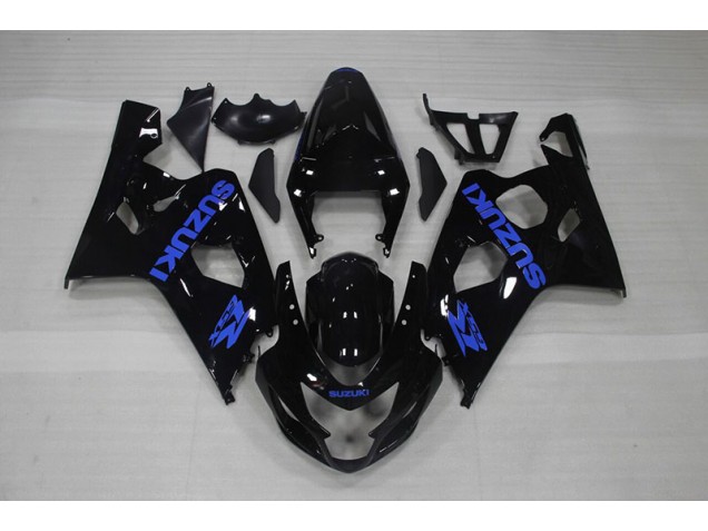 2004-2005 Noir Bleu Décalque GSXR 750 Carénage Moto