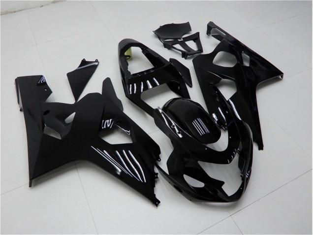 2004-2005 Noir Brillant GSXR 600/750 Carénage Moto