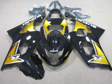 2004-2005 Noir Jaune GSXR 600 Carénage Moto