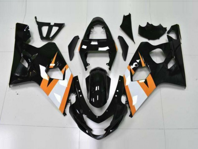 2004-2005 Orange Noir GSXR 600/750 Carénage Moto
