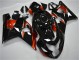 2004-2005 Orange Noir GSXR 600/750 Carénages Moto