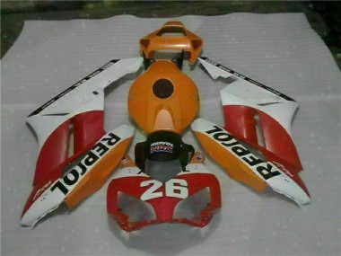 2004-2005 Orange Rouge Repsol 26 CBR1000RR Carénage Moto