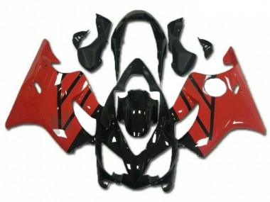 2004-2007 Rouge Noir CBR600 F4i Carénages Moto
