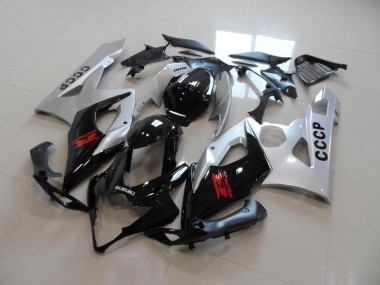 2005-2006 Argent Noir GSXR 1000 Carénage Moto