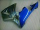 2005-2006 Blanc Bleu Flamme CBR600RR Carénage Moto