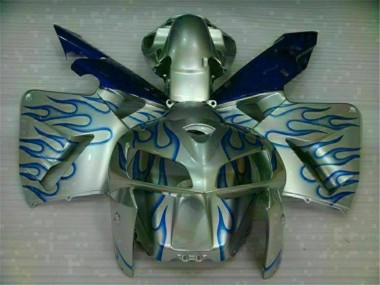 2005-2006 Blanc Bleu Flamme CBR600RR Carénage Moto