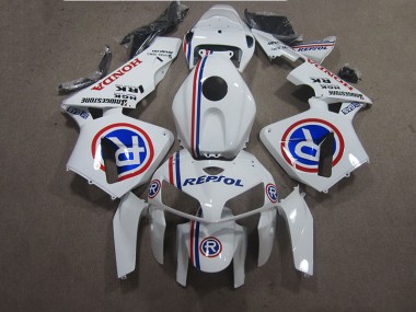2005-2006 Blanc Bleu Repsol CBR600RR Carénage Moto