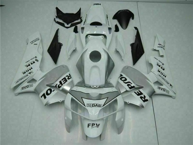 2005-2006 Blanc CBR600RR Carénages Moto de Rechange