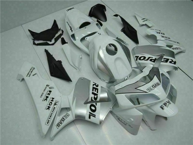 2005-2006 Blanc CBR600RR Carénages Moto de Rechange