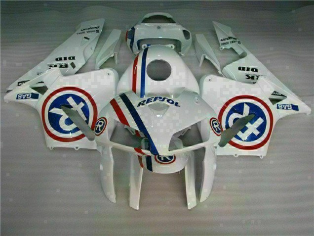 2005-2006 Blanc CBR600RR Kit Carénages Motos & Plastique