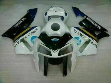 2005-2006 Blanc Noir CBR600RR Carénage Moto