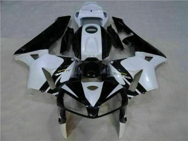 2005-2006 Blanc Noir CBR600RR Carrosserie Moto