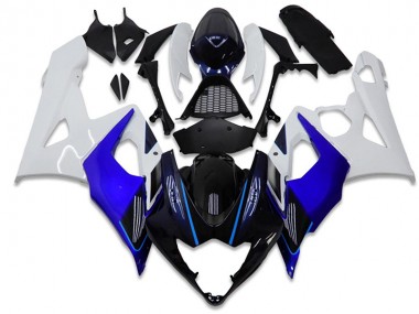 2005-2006 Bleu Blanc GSXR 1000 Carénage Moto