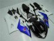 2005-2006 Bleu Blanc GSXR 1000 Carénages Moto