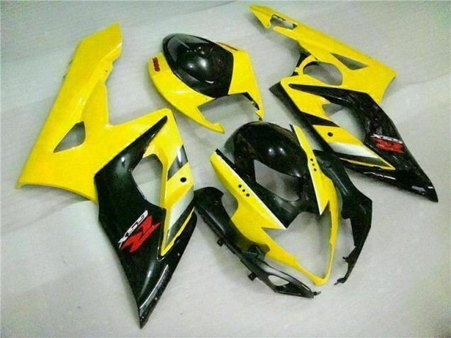 2005-2006 Jaune Noir GSXR 1000 Carénage Moto