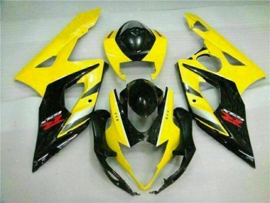 2005-2006 Jaune Noir GSXR 1000 Carénage Moto