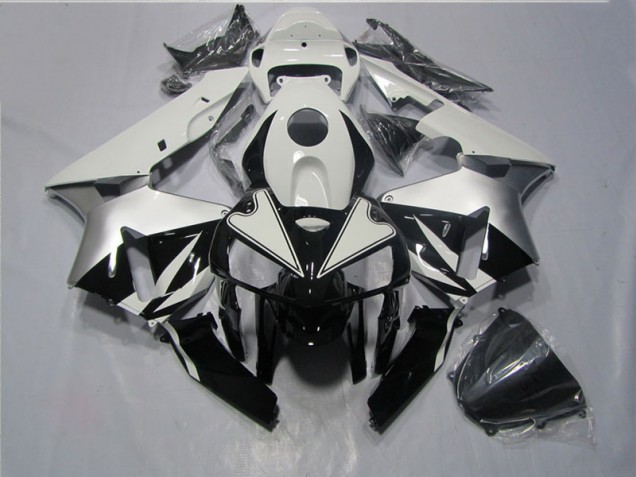 2005-2006 Noir Blanc CBR600RR Carénage Moto