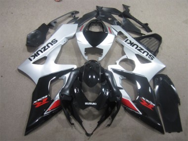 2005-2006 Noir Blanc GSXR 1000 Carénage Moto