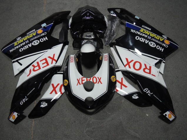 2005-2006 Noir Blanc Xerox Ducati 749 Carénage Moto