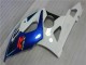 2005-2006 Noir Bleu Blanc GSXR 1000 Carénage Moto