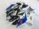 2005-2006 Noir Bleu Blanc GSXR 1000 Carénage Moto
