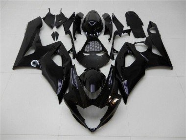 2005-2006 Noir Brillant GSXR 1000 Carénage Moto
