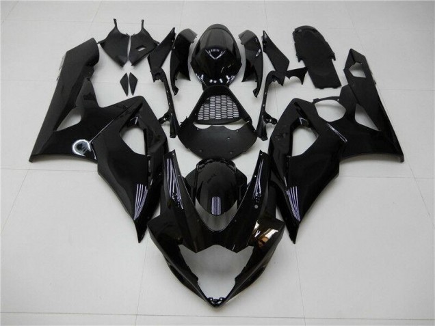 2005-2006 Noir Brillant GSXR 1000 Carénage Moto
