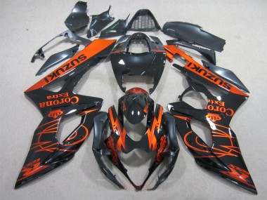 2005-2006 Noir Orange Corona Extra GSXR 1000 Carénage Moto