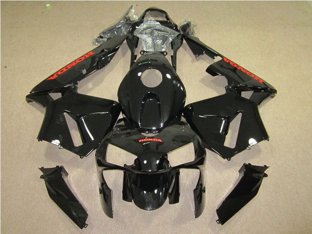 2005-2006 Noir Rouge CBR600RR Carénages Moto