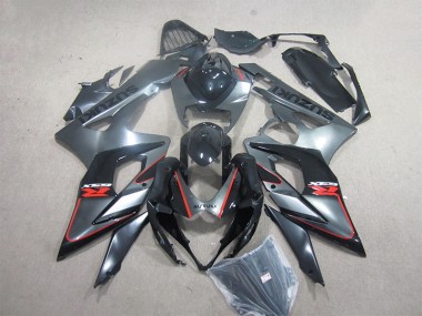 2005-2006 Noir Rouge GSXR 1000 Carénages Moto