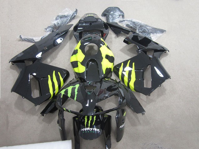 2005-2006 Noir Vert Monster CBR600RR Carénage Moto
