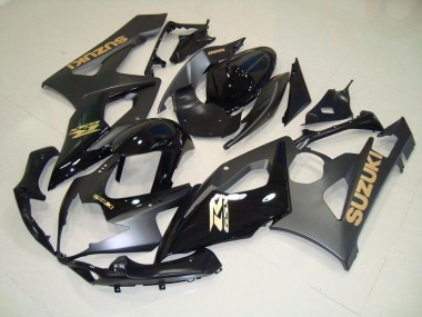 2005-2006 Noir avec Or Décalque GSXR 1000 Carénage Moto