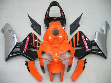 2005-2006 Orange Noir CBR600RR Carénages Moto & Carrosserie