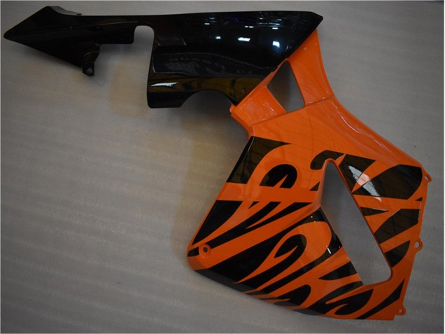 2005-2006 Orange Noir CBR600RR Carénages Moto
