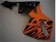 2005-2006 Orange Noir CBR600RR Carénages Moto