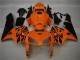 2005-2006 Orange Noir CBR600RR Carénages Moto
