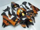 2005-2006 Orange Noir CBR600RR Kit Carénages Motos