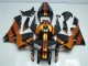 2005-2006 Orange Noir CBR600RR Kit Carénages Motos