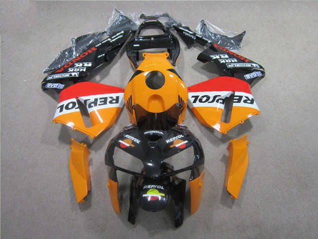 2005-2006 Orange Noir Repsol CBR600RR Carénage Moto