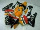 2005-2006 Orange Noir Repsol CBR600RR Carrosserie Moto