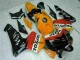 2005-2006 Orange Noir Repsol CBR600RR Carrosserie Moto