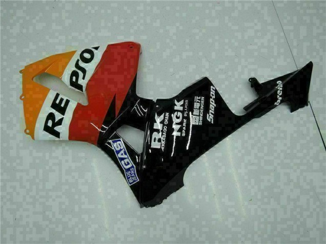 2005-2006 Orange Noir Repsol CBR600RR Carrosserie Moto