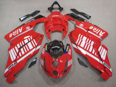 2005-2006 Rouge Blanc Alice Sandisk Ducati 749 Carénage Moto