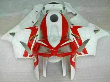 2005-2006 Rouge Blanc CBR600RR Carénage Moto