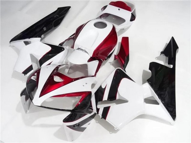 2005-2006 Rouge Blanc Noir CBR600RR Carénages Moto